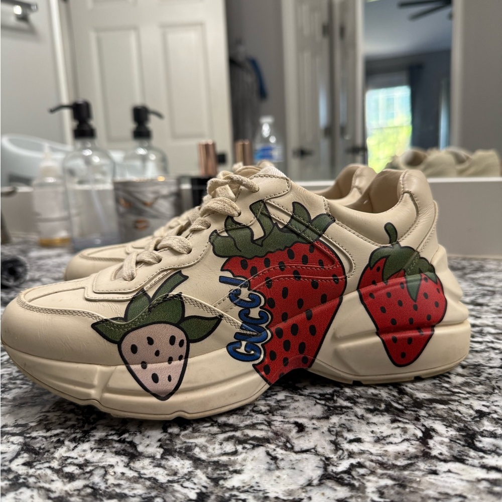 Gucci Strawberry Shoes